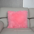 Decorative New Luxury Series Merino Style Off-White Fur Throw Pillow Case Cushion Cover Pillow Covers for Bed